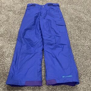 Girls Columbia snow ski pants size 6/6x purple
